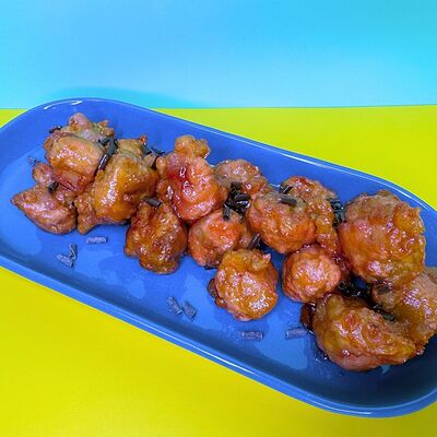 Попкорн из груши с шоколадной стружкой в Korean Chick по цене 397 ₽