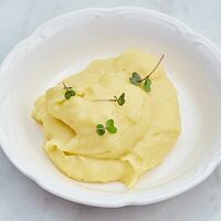 Картофельное пюре в Икра