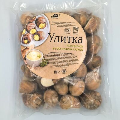 Улитка пикантная в горчичном соусе в Свежая устрица по цене 1388 ₽