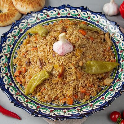 Плов с цыпленком в Plov&Go по цене 300 ₽