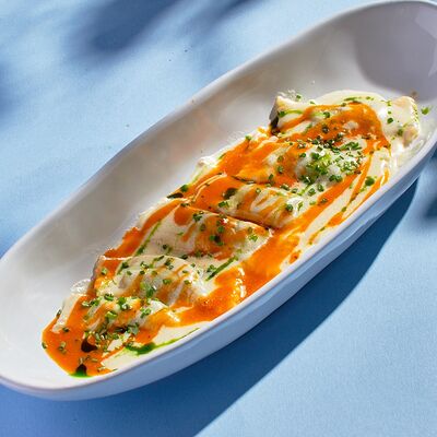 Равиоли с креветкой, шпинатом и сыром рикотта в Итальянское бистро Figata по цене 865 ₽