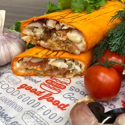 Шаурма в сырном лаваше в OK Burger по цене 280 ₽