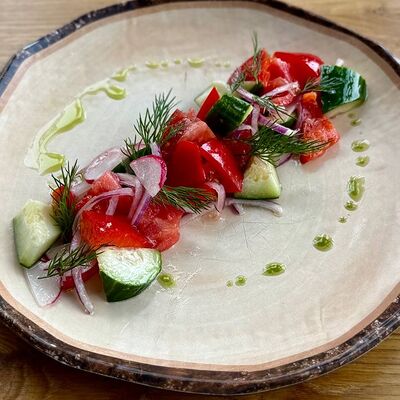 Овощной салат в Филин-термы по цене 390 ₽