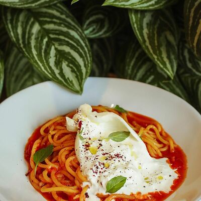 Спагетти с Бураттой в Сыроварня по цене 700