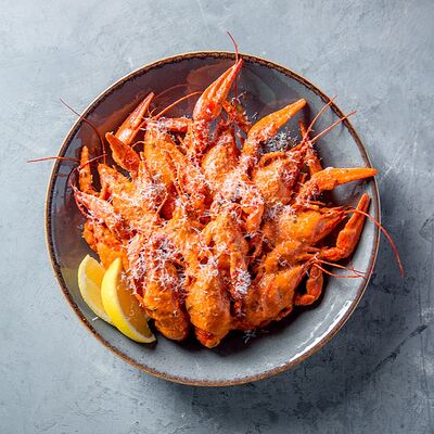 Раки томатно-сливочные с пармезаном в Раковая на Усачева по цене 4050 ₽