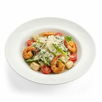 Цезарь с креветкой в DoBro Coffee по цене 560 ₽