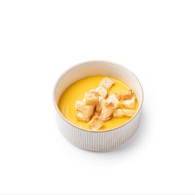 Суп тыквенный с крутонами в Делюсь добром по цене 430 ₽