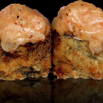 Ролл Спайси темпура с креветками в Пусан по цене 650 ₽