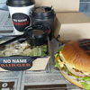 Логотип кафе No Name Burger