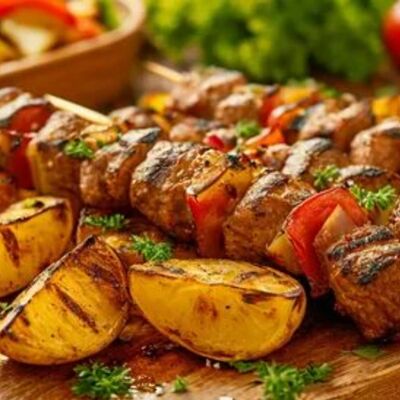 Сет - свиная шея на компанию из 3 человек в Мангал Хаус по цене 2370 ₽