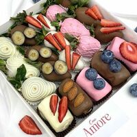 Набор клубника и бананы в шоколаде №1 в Con Amore