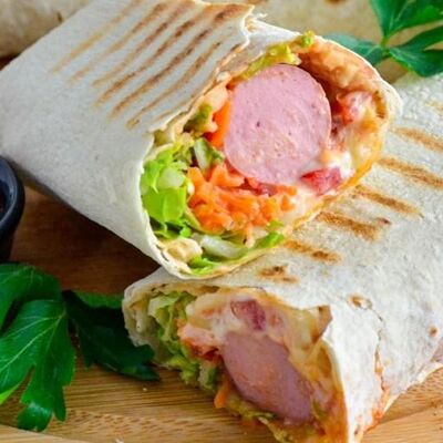 Хот-дог в лаваше в Жар по цене 239 ₽