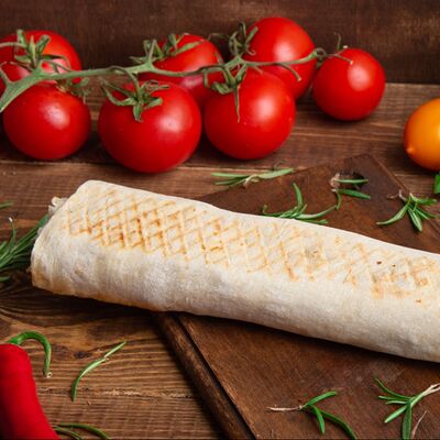 Шаурма с картофелем фри вегетарианская в Шаурма Айдахо по цене 280 ₽