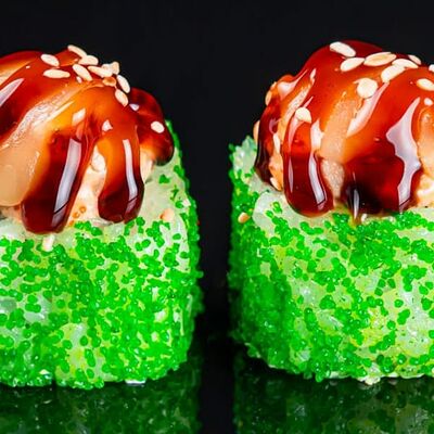 Запечённые роллы с крабом и сыром в ЛАПША НА сУШИ по цене 830 ₽