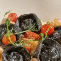 Tortellachi con granchio e gamberetti в Папалео