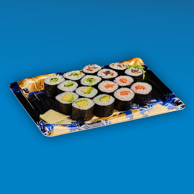 Нара (Ассорти Маки - лосось, авокадо, огурец, угорь) в Yume sushi по цене 890 ₽