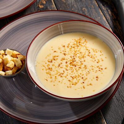 Сырный крем-суп в ЕрмолаевЪ Охота и Рыбалка по цене 330 ₽