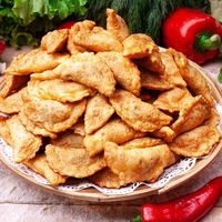 Мини-чебурек с мясом в Пекарня на Кожевнической