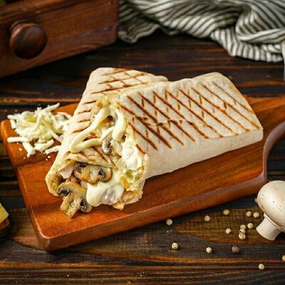 Шаурма Супер чиз грибной в Шаурма Фалафилоо по цене 899 ₽