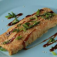 Омлет паназиатский с куриным филе и овощами в Мильфей