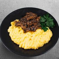 Пюре с грибами в Избушка