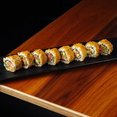 Ролл Лосось спайси с бататом в Buba Sushi по цене 1480 ₽