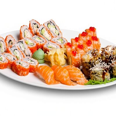 Сет Роллов №1 в PlutuS Resto Club по цене 2500 ₽