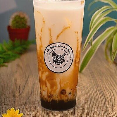 Молоко с карамельными тапиоками Brown Sugar Milk в Bubble Tea Баблти по цене 450 ₽