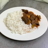 Печень куриная, тушенная с овощами в Семейная кулинария