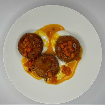 Сырники панко в Nook Coffee по цене 550 ₽