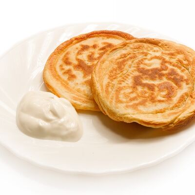 Панкейки со сметаной в Абсолют по цене 150 ₽