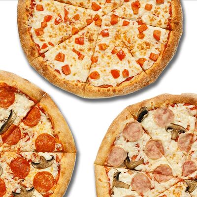 Комбо 3 пиццы в Rocket Pizza по цене 1399 ₽