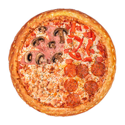 Пицца Фантастическая 4-ка 23см (пышное) в InTempo по цене 589 ₽