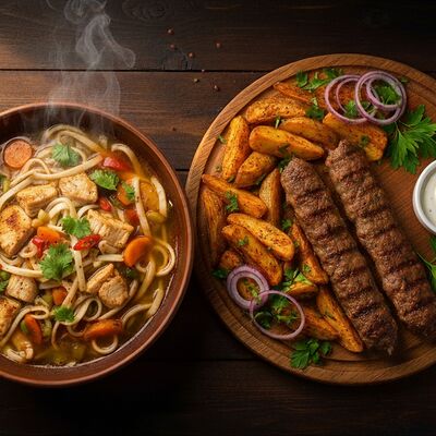 Комбо Сытно и горячо в Мимико грузинская кухня по цене 830 ₽