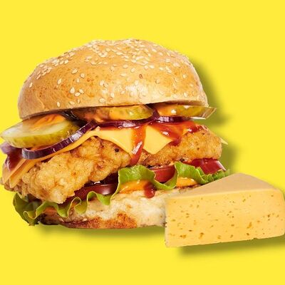 Чизбургер в Oh my Chicken по цене 449 ₽