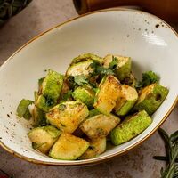 Обжаренные кабачки в Чакапули