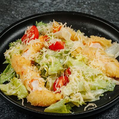 Цезарь с креветкой в Суши скат по цене 670 ₽