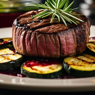 Филе миньон с цукини гриль в Йохан-Пивохан по цене 1225 ₽