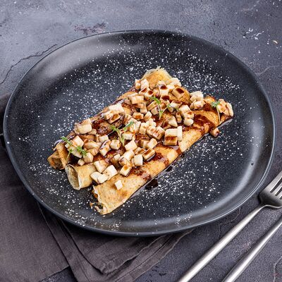 Блинчики с банановым кремом и шоколадом в Encore Cafe по цене 540 ₽