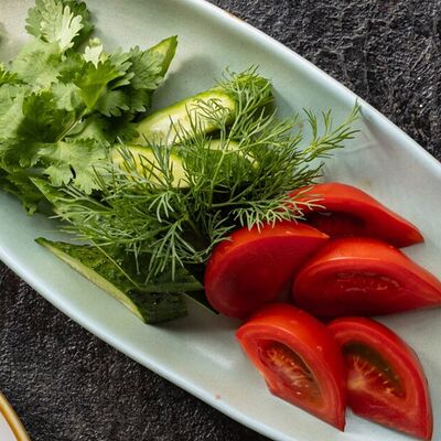 Свежие овощи в Шашлык Хауз по цене 180 ₽