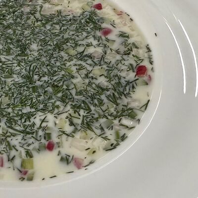 Окрошка с языком в Шеф Пушкин по цене 450 ₽