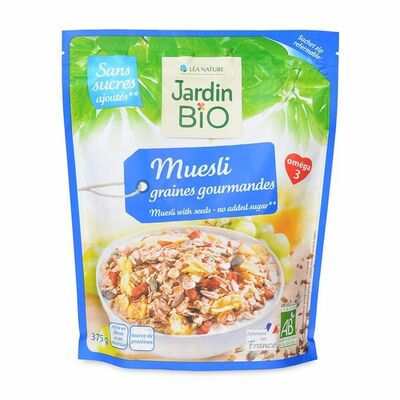 Мюсли с изюмом и зернами Lea Nature Jardin Bio в Азбука Вкуса Экспресс Меню по цене 483 ₽
