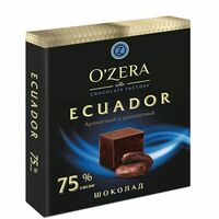 Шоколад OZera Ecuador 75% в Золотой лайм