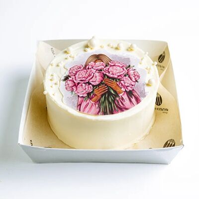 Бенто-фотопечать с пионами в Горький 1932 по цене 2100 ₽