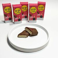 Веган кокосовый батончик с малиной в Papa cake