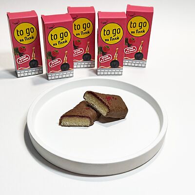 Веган кокосовый батончик с малиной в Papa cake по цене 340 ₽