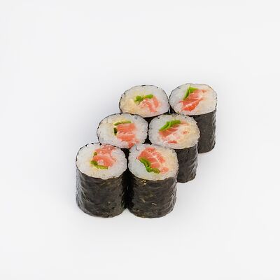 Мини-ролл с лососем холодного копчения в Champion Sushi по цене 249 ₽