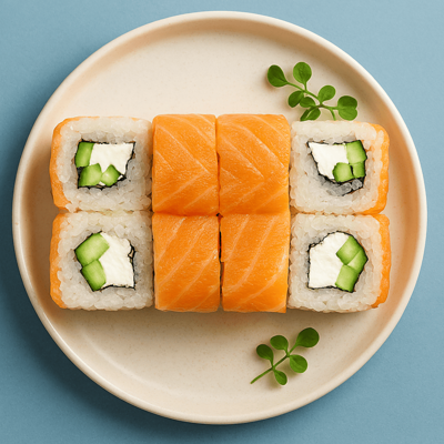 Филадельфия лайт с огурцом в Sushi Family по цене 621 ₽