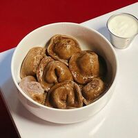 Вареники с яблоком и корицей в Буффет