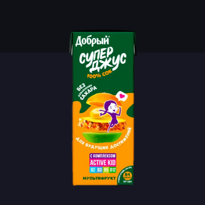 Сок Добрый Мультифрукт в КАРО по цене 130 ₽